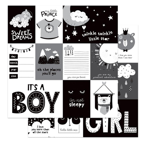 Little One - Photo Play - Double-Sided Cardstock 12"X12" - Sweet Dreams