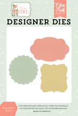 It's A Girl - Echo Park - Die Set - Sweet Labels