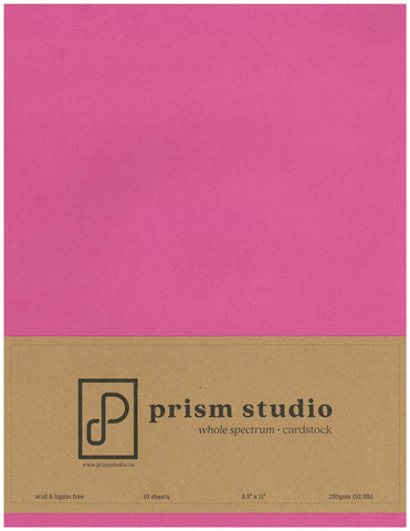 Prism Studio - Whole Spectrum Heavyweight Cardstock 8.5"x11" (10 Sheets)  - Sweet Pea