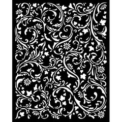 Magic Forest - Stamperia - Thick Stencil - Swirls Pattern (6600)