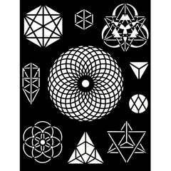 Cosmos Infinity - Stamperia - Thick Stencil - Symbols (4910)