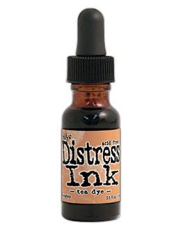 Tim Holtz  - Distress Ink Re-Inker .5oz  - Tea Dye