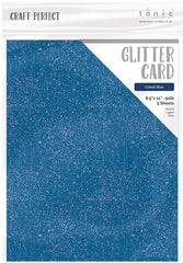 Tonic Studios - 8.5X11 Glitter Cardstock - Cobalt Blue (5/pk) (9734)