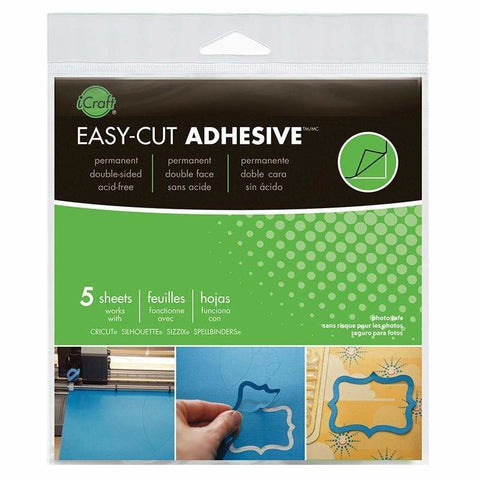 iCraft - Easy-Cut Adhesive Sheets - 5.75" x 5.75" (5 pack) (3783)