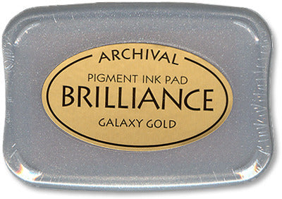 Tsukineko Brilliance Pigment Ink Pad - Galaxy Gold
