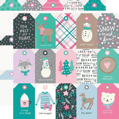 Feelin' Frosty - Simple Stories - Double-Sided Cardstock 12"X12" - Tags