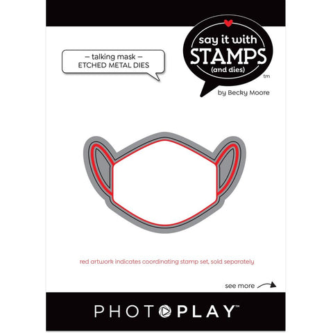 Say It With Stamps - PhotoPlay - Die Set - Talking Masks