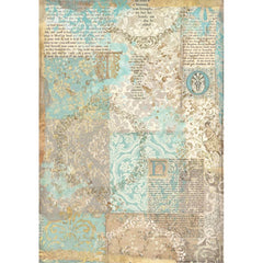 Sleeping Beauty - Stamperia - Rice Paper Sheet A4 - Texture Gold (4572)
