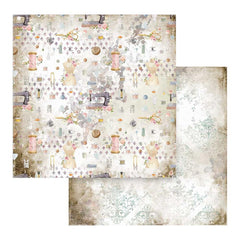 Romantic Threads - Stamperia - Double-Sided Cardstock 12"X12" - Texture (791)