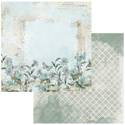 Vintage Artistry Tranquility - 49 & Market - Double-Sided Cardstock 12"X12" - The Resting Garden