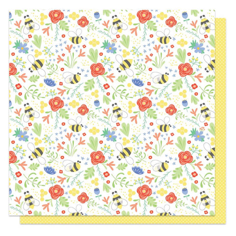 Showers & Flowers - PhotoPlay - Double-Sided Cardstock 12"X12" -  Time To Bloom
