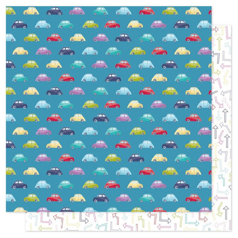 Sparkle City - Shimelle - 12"x12" Double-sided Cardstock - Traffic Jam