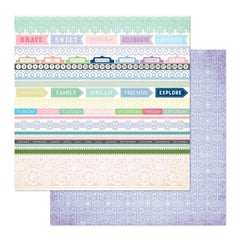 Brighton - BoBunny - Double-Sided Cardstock 12"X12" - Trimmings