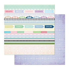 Brighton - BoBunny - Double-Sided Cardstock 12"X12" - Trimmings