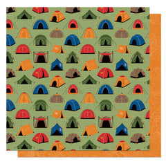 Tulla & Norbert's Camping with My Gnomies - PhotoPlay - 12"x12" Double-sided Patterned Paper - Under the Stars