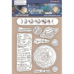 Cosmos Infinity - Stamperia - Natural Rubber Stamp - Universe (4460)