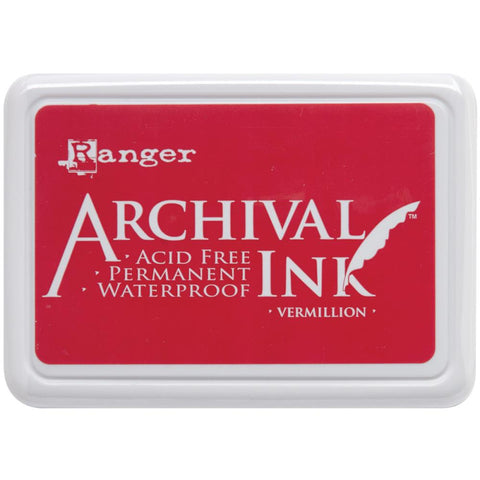 Ranger Archival Ink Pad #0 - Vermillion
