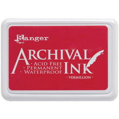 Ranger Archival Ink Pad #0 - Vermillion