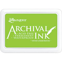 Ranger Archival Ink Pad #0 - Vivid Chartreuse