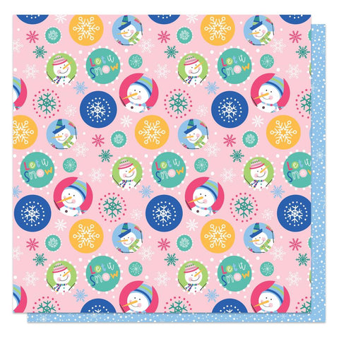 Snow Day - PhotoPlay - Double-Sided Cardstock 12"X12" - Warm & Cozy