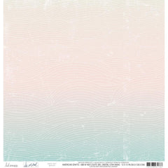 Set Sail - Heidi Swapp - Double-Sided Cardstock 12"X12" - Waves