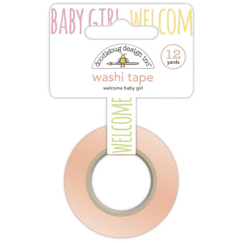 Bundle of Joy - Doodlebug - Washi Tape 15mmX12yd - Welcome Baby Girl