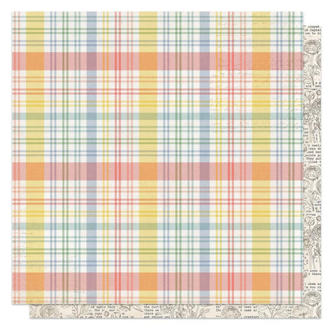 Bunnies & Blooms - PhotoPlay - Double-Sided Cardstock 12"X12" -  Welcome Spring