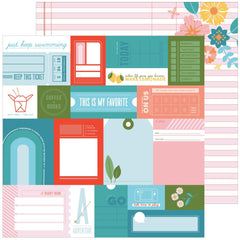 Some Days - PinkFresh - Double-Sided Cardstock 12"X12" - What A Day