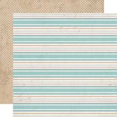 Simple Vintage Winter Woods - Simple Stories - Double-Sided Cardstock 12"X12" - Winter Blues