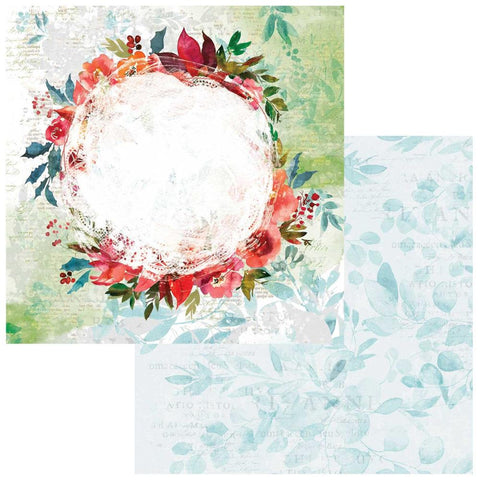 ARToptions Holiday Wishes - 49 And Market - Double-Sided Cardstock 12"X12" - Wreath of Hope