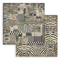 Savana - Stamperia - 12"x12" Double-sided Patterned Paper - Zebra (863)