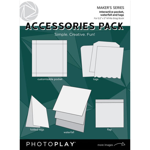 PhotoPlay - Brag Book Accessories Pack - White (3471)