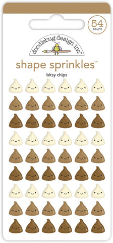 Made With Love - Doodlebug - Shape Sprinkles - Bitsy Chips