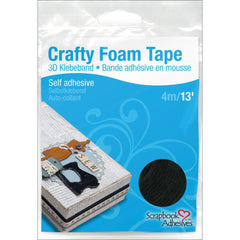 Scrapbook Adhesives Crafty Foam Tape Roll - Black (6190)