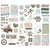 Simple Vintage Winter Woods - Simple Stories - Bits & Pieces Die-Cuts 57/Pkg