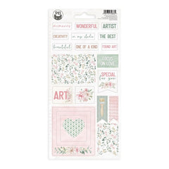 Let Your Creativity Bloom - P13 - Chipboard Stickers 4"X8" -  #01