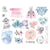 Watercolor Floral - Prima Marketing - Chipboard Stickers 20/Pkg