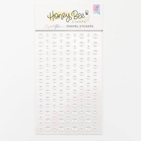 Honey Bee Stamps - Enamel Stickers - Crystal Glimmer (7571)