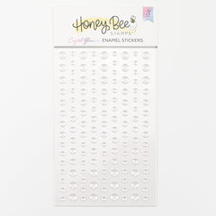 Honey Bee Stamps - Enamel Stickers - Crystal Glimmer (7571)
