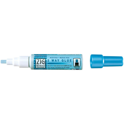 Zig 2-Way Glue Pen - Chisel Tip