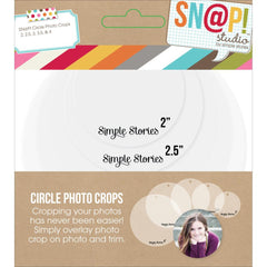 Sn@p! Photo Crops 5/Pkg - Circle