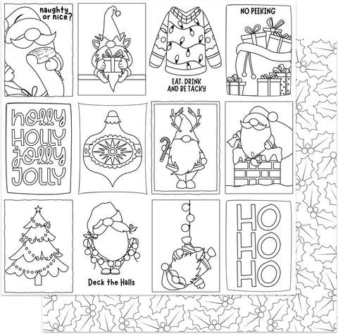 Tulla & Norbert's Christmas Party - PhotoPlay - 12"X12" Cardstock - Color Me Cards
