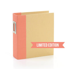 Simple Stories - 6" x 8" SN@P Binder - Coral (Limited Edition)