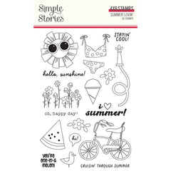 Summer Lovin'- Simple Stories - Clear Stamp