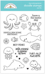 Seaside Summer - Doodlebug - Clear Stamp - Sea Life