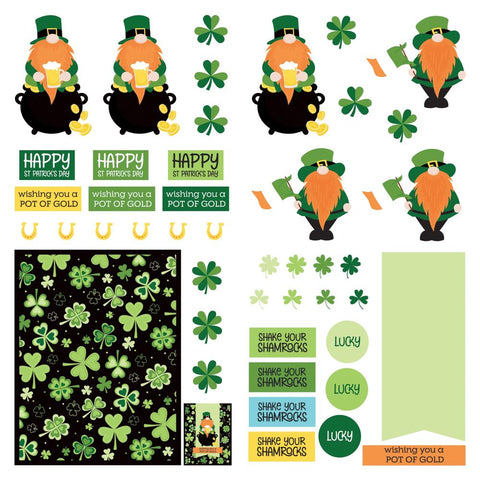 Tulla & Norbert's Lucky Charm - PhotoPlay - Cardstock Die-Cut Sht 12"X12"