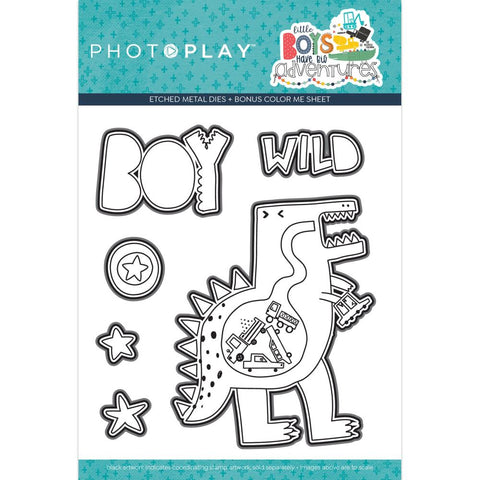 Little Boys Have Big Adventures - PhotoPlay - Etched Die