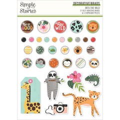 Into The Wild - Simple Stories - Decorative Brads