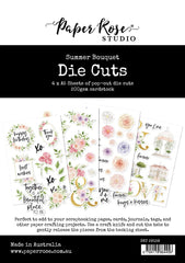 Summer Bouquet - Paper Rose - Die Cut