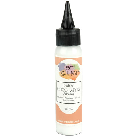 Art Institute Glitter Designer Dries White Adhesive - 2oz